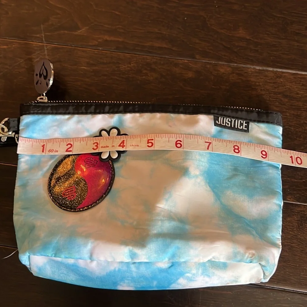 Justice cosmetic bag EUC